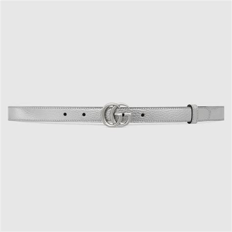 cintura di gucci argento